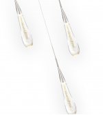 07861-3AS,02 Подвес Гутта хром w50*7 h200 Led 9W (4000k) Kink light