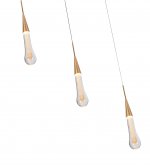 Подвесной светильник ГУТТА золото w50*7 h150 Led 9W (3000k) Kink light 07861-3AS,33