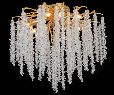 Kink Light 07871-60P,33 Люстра Шанти золото d60 h30 G9 8*7W