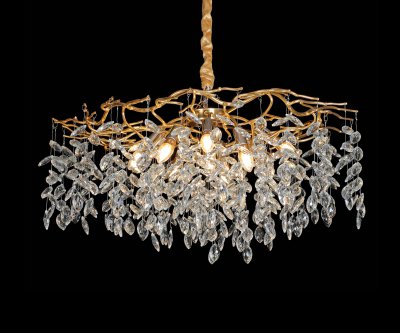 Kink Light 07872-60,33 Люстра Ласми золото d60 h200 G9 8*7W