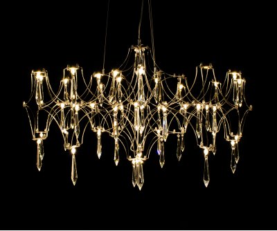 Kink Light 07882-63,33(21) Люстра диммируемая Галанта золото d63 h144 Led 36*0,5W (3000-6000K) с пультом ДУ