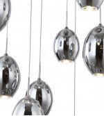 Подвесной светильник МЕТЕОРИТ хром d45 h120 Led 27W (4000K) Kink light 8025