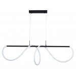 Kink Light 08041,19(4000K) Подвес диммируемый Далия черный w135*20 h150 Led 72W (4000К) с пультом ДУ