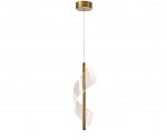 08042-1A,36 Подвес Илина латунь Led 14W