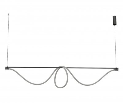 Kink Light 08062K-200,19 Подвес Салли черный L200 h120 Led 80w (4000k) с пультом ДУ