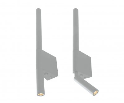 Kink Light 08079,01 Настенный светильник Прани белый w10*2,5 h44,5 Led 3W+5W (3000K)