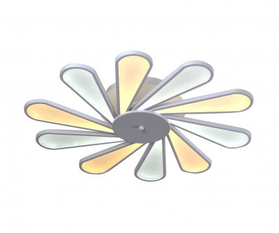 Светильник диммируемый РОМАШКА белый d78 h12 Led 90W 3000К-6000K с пультом ДУ Kink light 8180