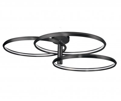 Kink Light 08203,19(4000K) Люстра Тор-Трио черный d101 h24 Led 54w (4000k)