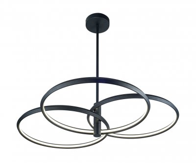 Kink Light 08203,19P(4000K) Люстра Тор-Трио черный d101 h150 Led 54w (4000k)