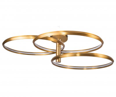 Kink Light 08203,20(3000K) Люстра Тор-Трио бронза d101 h24 Led 54w (3000k) Kink Light 08203,20(3000K) Люстра Тор-Трио бронза d101 h24 Led 54w (3000k)