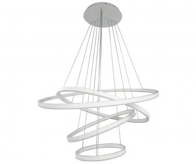 08204,01(4000K) Подвес Тор белый d100+80+60+40 h160 Led 174W (4000K) диммируемый с пультом ДУ Kink light 08204,01(4000K) Подвес Тор белый d100+80+60+40 h160 Led 174W (4000K) диммируемый с пультом ДУ Kink light