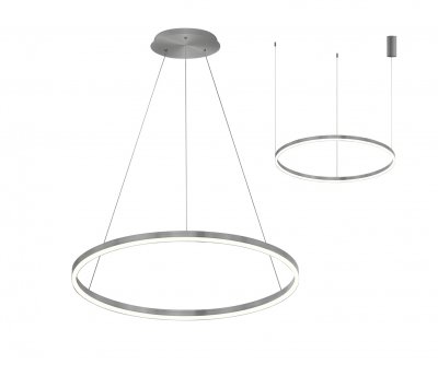 Kink Light 08212,12A(4000K) Подвес Тор матовый никель d40 h150 Led 23W (4000K) 2 типа крепления Kink Light 08212,12A(4000K) Подвес Тор матовый никель d40 h150 Led 23W (4000K) 2 типа крепления