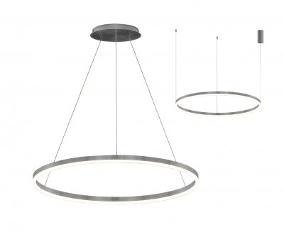 Kink Light 08213,12A(4000K) Подвес Тор матовый никель d60 h150 Led 33W (4000K) 2 типа крепления