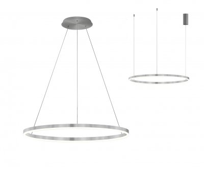 Kink Light 08214,12A(4000K) Подвес Тор матовый никель d80 h150 Led 45W (4000K) 2 типа крепления