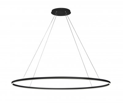 08218,19A(4000K) Подвес Тор черный d150 h150 Led 96W (4000K) диммируемый с пультом ДУ, 2 типа крепления Kink light