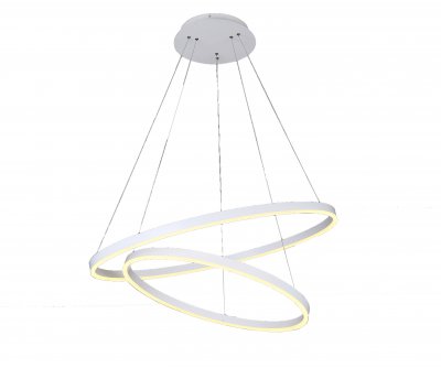 08220,01A(4000K) Подвес диммируемый Тор белый d80+60 h150 Led 86W (4000K) Kink light