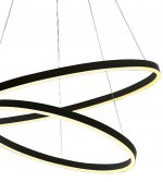 08220,19A(4000K) Подвес диммируемый Тор черный d80+60 h150 Led 86W (4000K) Kink light