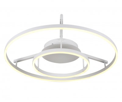 Светильник ТОР белый d80+40 h15 Led 74W (4000K) с пультом ДУ, функция Sleep Kink light 08221,01(4000K)