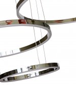 08223,02PA(4000K) Подвес диммируемый Тор хром w133.5*95(d80+60+40) h150 Led 110W (4000k), с пультом ДУ Kink light