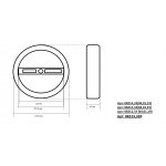 Kink Light 08223,33P(3000K) Подвес димм. Тор мат.золото