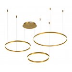 Kink Light 08223,36PA(3000K) Подвес димм.Тор латунь d80+60+40