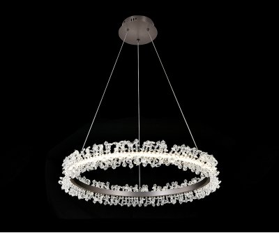 Kink Light 08243,12A Подвес Лаура матовый никель d60 h150 Led 36W (4000K)