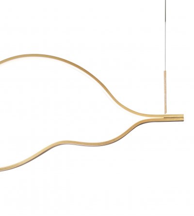 08258-120,33P Подвес Линн матовое золото w120*3 h200 Led 45W (3000K) Kink light