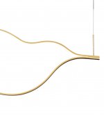 08258-140,33P Подвес Линн матовое золото w140*3 h200 Led 50W (3000K) Kink light