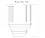 Kink Light 08264-7A,36 Подвес диммируемый Хейла латунь w160*105 h300 Led 330W (3000K) с пультом ДУ