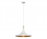 Подвесной светильник ДЕЙЗИ белый d35 h80 E27 1*40w Kink light 08346-1,01
