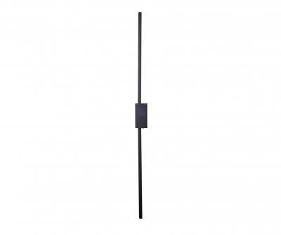 Kink Light 08419-100(IP44),19 Бра Стен черный w100*6 h5 Led 2*10W (4000K)