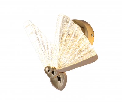 08444,33 Бра Баттерфляй золото w17*13 h20 Led 6W (3000K) Kink light 08444,33 Бра Баттерфляй золото w17*13 h20 Led 6W (3000K) Kink light