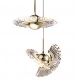 Подвесной светильник 08449-1A,33 d19 h150 Led 4w (3000K) Kink light Планета золото 