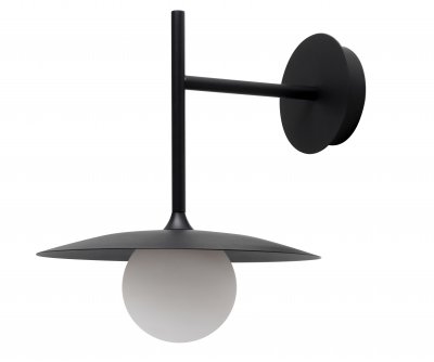 Kink Light 08469W-1,19 Настенный светильник Элисон черный d25 L30 h26 GU9 1*10W (Led лампы в комплекте)