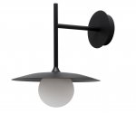 Kink Light 08469W-1,19 Настенный светильник Элисон черный d25 L30 h26 GU9 1*10W (Led лампы в комплекте)