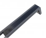 Kink Light 09201-F,16(10) Светильник уличный Миле серый с солнечной батареей w21*8 h300 Led 40W (3000K) Декоративная подсветка розовая. С пультом ДУ