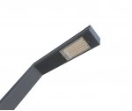 Kink Light 09202-F(220V),16(07) Светильник уличный Рагги серый 220V w13*8,5 h300 Led 30W (4000K) Декоративная подсветка зеленая.