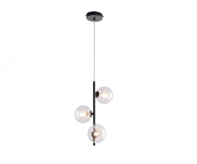 Kink Light 09408-3A,19 Подвес Иона черный d20 h138 G9 3*5W (4000K) (Led лампы в комплекте 4000К)