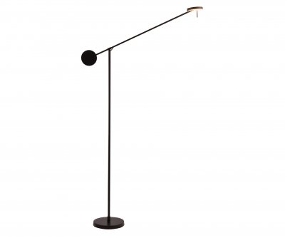 Kink Light 09440-F,19(4000K) Торшер Некси черный d23 L91 h125 Led 8W (4000K)