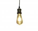 Подвесной светильник Никол золотой d10 h200 E27 1*6W (лампа в комплекте) Kink light 981201