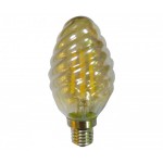Лампа золотая E14 6W (2700K) Kink light 098356-1,33