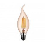 Лампа золотая E14 6W (2700K) Kink light 098356-2,33