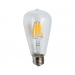 Лампа прозрачная E27 6W (2700K) Kink light 98646,21