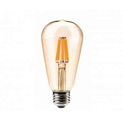 Лампа золотая E27 6W (2700K) Kink light 98646,33