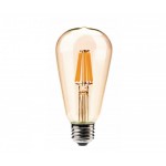 Лампа золотая E27 6W (2700K) Kink light 98646,33