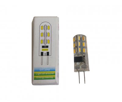 L07521 Лампа G4 2W 3000k (Led) L07521 Лампа G4 2W 3000k (Led)