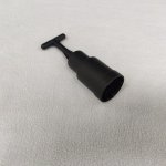 Ключ для колец патронов E14 цоколя черный пластик 116мм