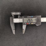 Кольцо крепёжное для патрона Е14 цвет черный мини 35*7,5мм