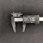 Кольцо крепёжное для патрона Е14 цвет черный 43*10мм