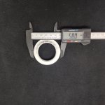 Кольцо крепёжное для патрона Е27 цвет белый 58*11мм